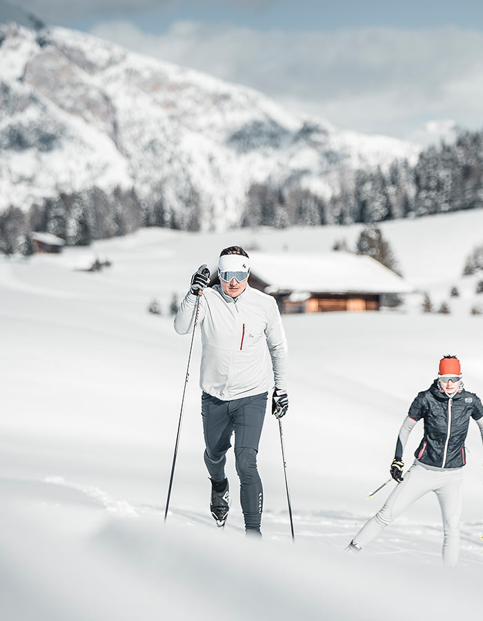 langlaufen schneeschuh wandern und skitouren