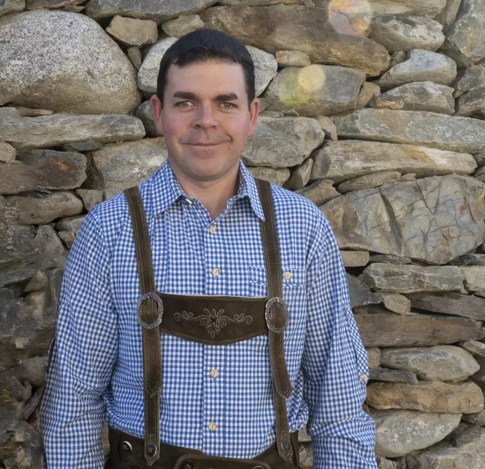Gastgeber Andreas Gargitter am Plauserhof